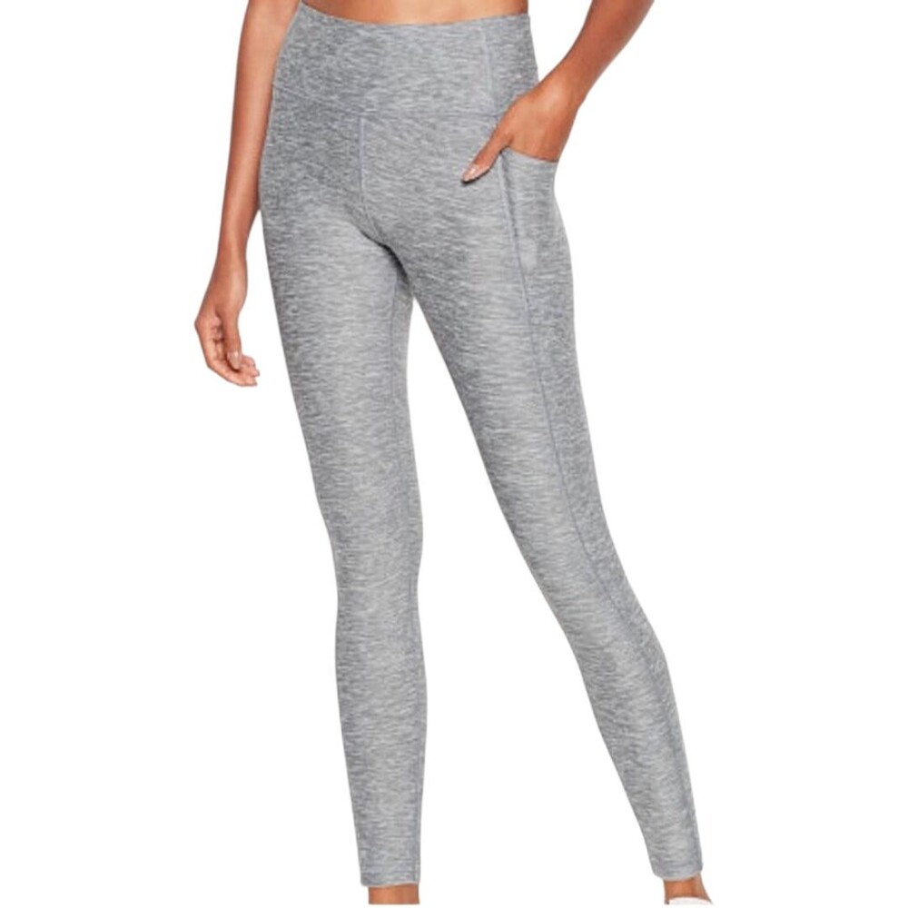 Victoria’s Secret Gray Leggings with Pockets Women’s Size 4 Made in Sri Lanka
